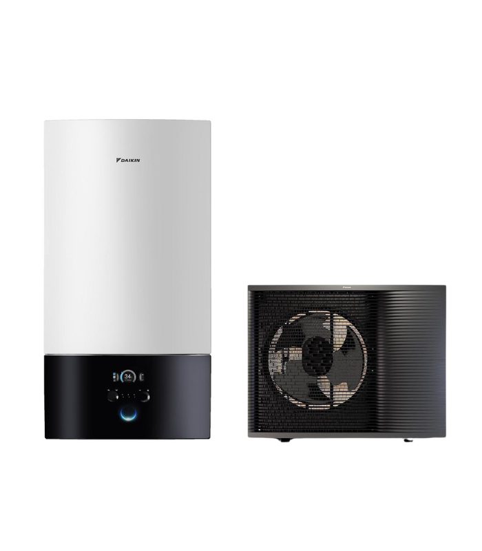Šilumos siurblys oras-vanduo Daikin Altherma 3 R MT ELBH12E6V / ERRA10EW1 9.25kW - nuotrauka 1