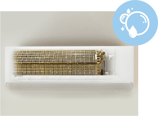 Šilumos siurblys Midea EZ SOLSTICE 5.0/5.4kW EZB-18RD6-I / EZ-18RD6H-O 3 Midea Breezeless E I-clean