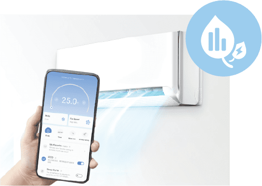 Šilumos siurblys Midea EZ SOLSTICE 5.0/5.4kW EZB-18RD6-I / EZ-18RD6H-O 4 Midea Breezeless E algoritmas