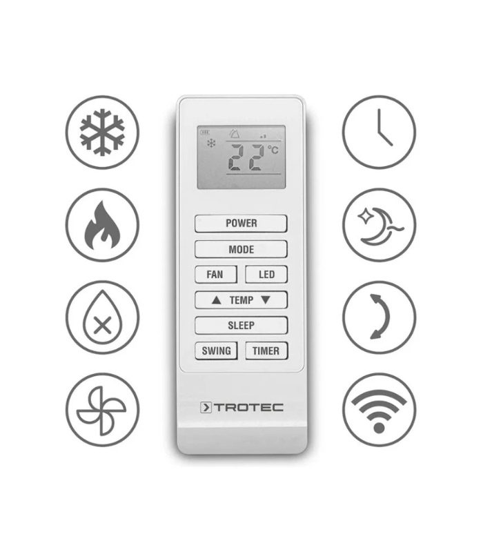 Oro kondicionierius monoblokas (be išorinio bloko) su Wi-Fi Trotec PAC-W 2650 SH 8